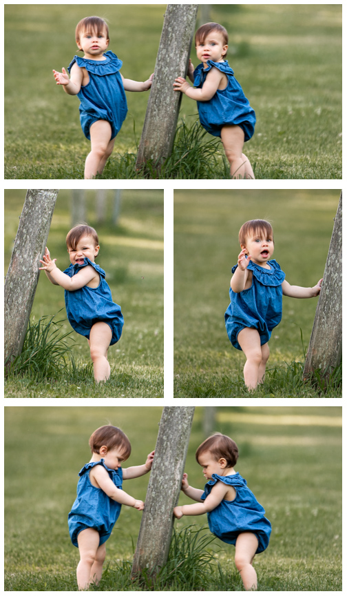 One Year Old Twins Photography